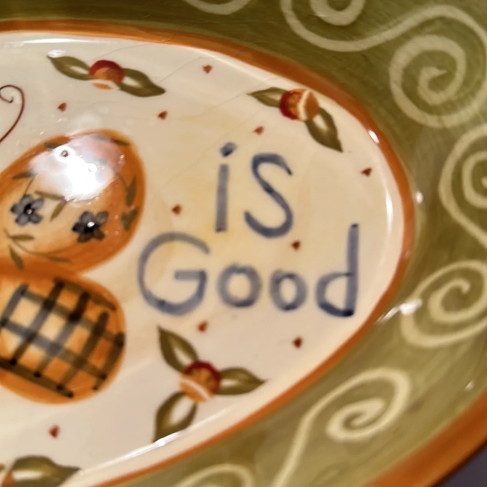 Oval dish